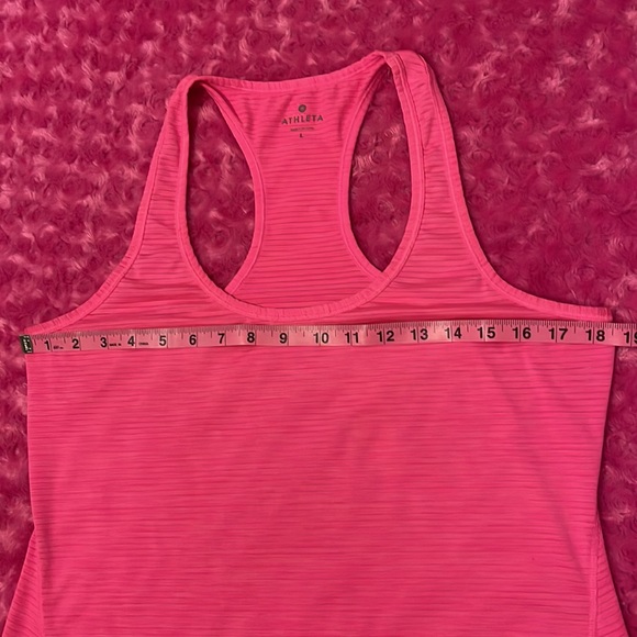 Barbie Pink Athleta Tank - Ribbed Racer Back Like New 💖 - Picture 2 of 10
